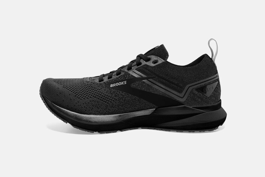 Brooks Running Shoes - Ricochet 3 Road Womens - Black - QYS-480125